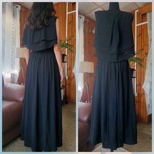 Elegant Black Maxi Dress