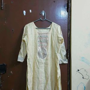 Elegant Yellow Kurta Set with Dupatta
