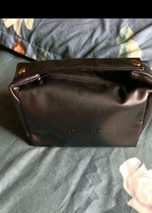 MAC Black Cosmetic Pouch