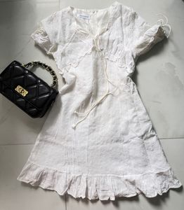 White Eyelet Dress