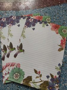 Floral Decorative Bordered Sheets [A4]