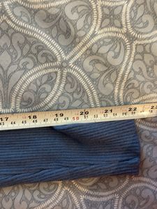 Light Blue Ribbed Turtleneck Sweater