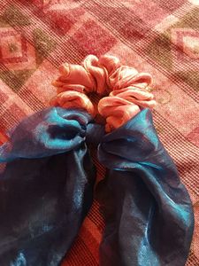 Chic Scrunchie Set with Bow Detail