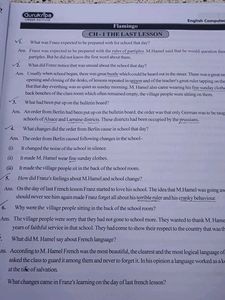 English Class XII Booklet