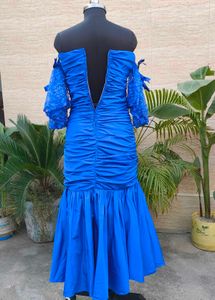 stunning blue gown