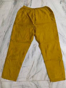 Embellished Mustard Kurta with Pants