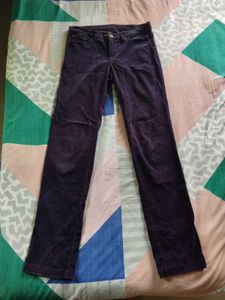 YK2 Dark Purple Corduroy Pants