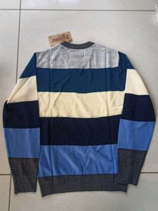 Striped V-Neck Sweater