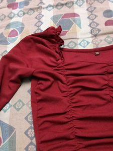 Chic Long Sleeve Ruched Top