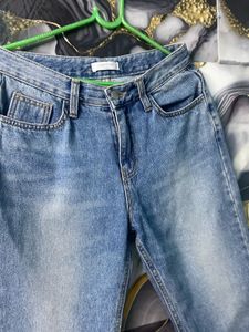 Blue Straight Fit Jeans For Women