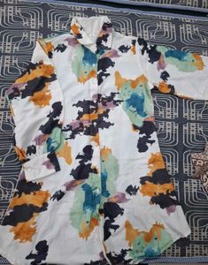 multicolor printed full sleeve long shirt