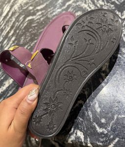 Stylish Purple Flip Flops