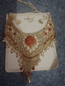 Heavy Red Jewellery Set