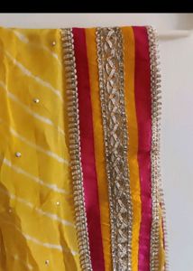 Festive Yellow Dupatta