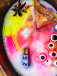 Bohemian Zen Coconut Shell Candle