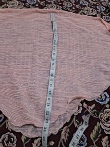 Sheer Pleated Bolero Shrug