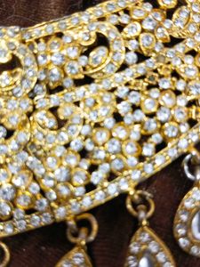 Bridal Elegance: Classy American Diamond Set