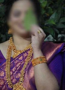 wedding Purple pure Silk Saree