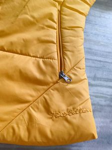 Stylish Yellow Puffer Jacket for womens