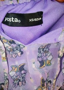 Chic Floral Print Smocked Crop Top