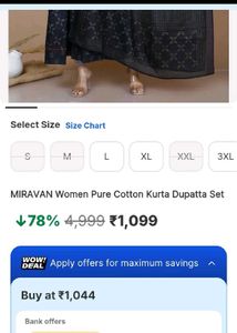 Elegant Navy Kurta Set with Dupatta