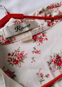Floral Print Button-Up Shirt