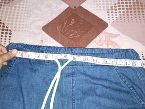 Stylish Denim cargo jumpsuit