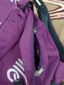 Purple 'Happy Easier' Backpack
