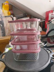 Glass Food Storage Containers - Set of 7