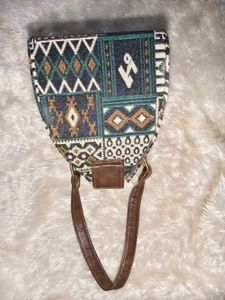Vintage Patterned Handbag