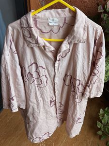 Floral Print Short Sleeve Shirt