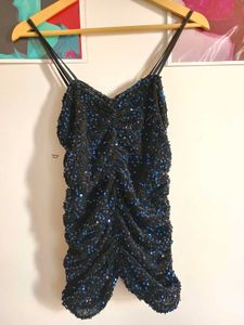Sparkly Ruched Party Dress