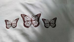 Cute Butterfly Graphic Tee &amp; Yellow Top