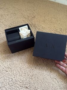 armani exchange empty watch box