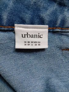Urbanic Light Wash Straight Leg Jeans