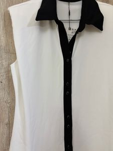 Zara Sleeveless Mini Dress with padded shoulder