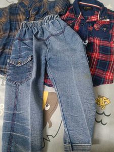Kids Jeans &amp; Shirts Set