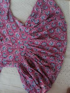 Cute Floral Print Frocks (Set of 2)