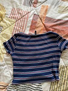 cute basic h&amp;m crop top