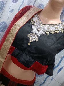 lehenga choli with dupatta for girl