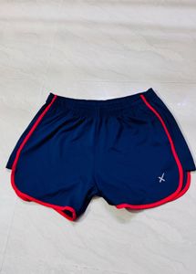 Navy Blue Running Shorts