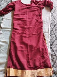 Maroon beautiful garara suit