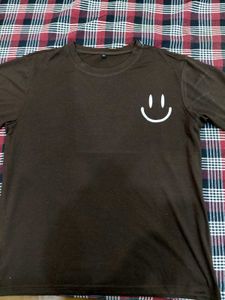 Brown Smiley Face T-Shirt