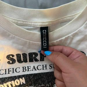 Graphic Print Cropped T-Shirt