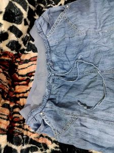 Comfy Blue Denim Joggers