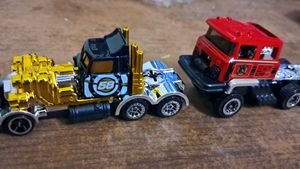 Die-Cast Miniature Toy Trucks (Set of 2)