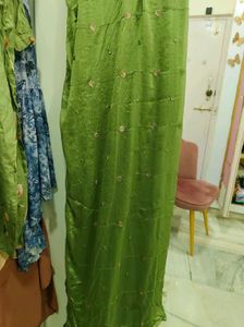 Beautiful Green Embroidered Kurta Set