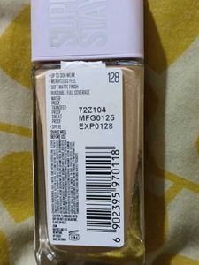 Maybelline Lumi-Matte Foundation - Shade 128