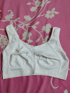 White Daisy Dee Sports Bra