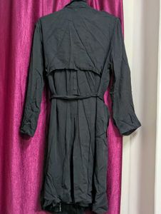 Navy Blue Trench Coat